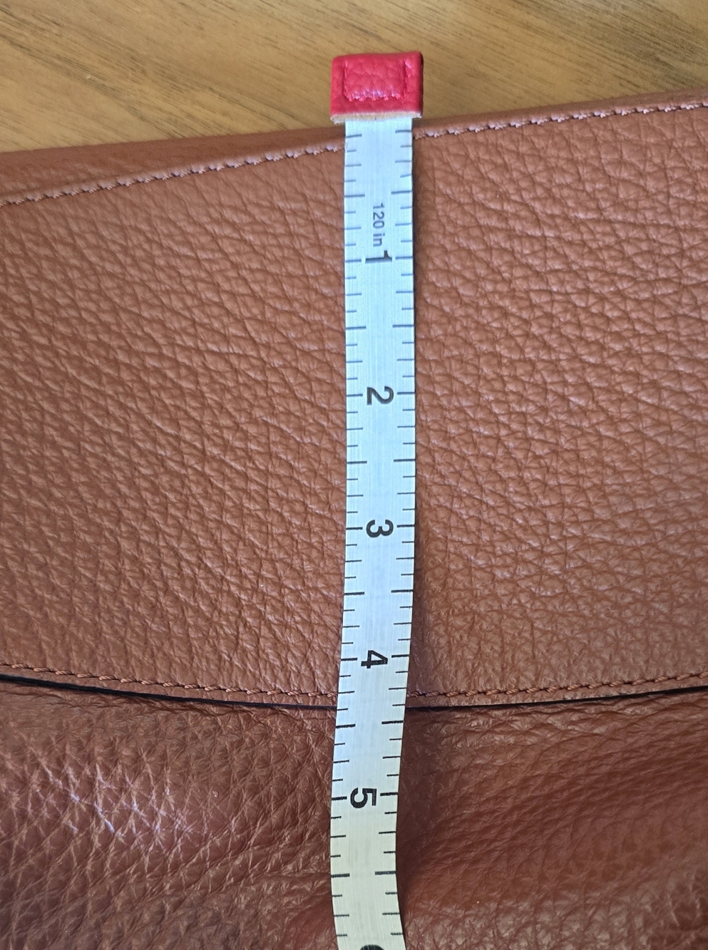 Coccinelle Italian Leather Crossbody Bag Cognac Caramel - Picture 10 of 10